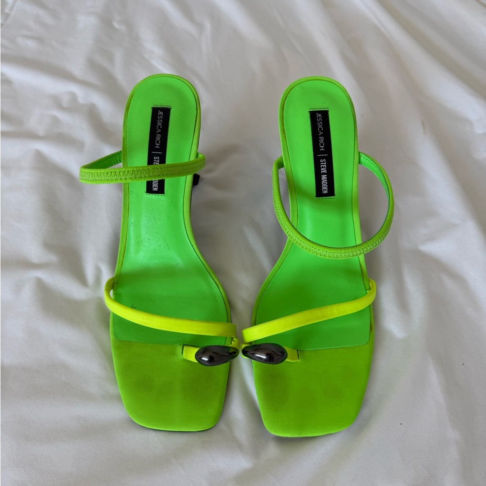Steve Madden Lime Green Strappy Heels